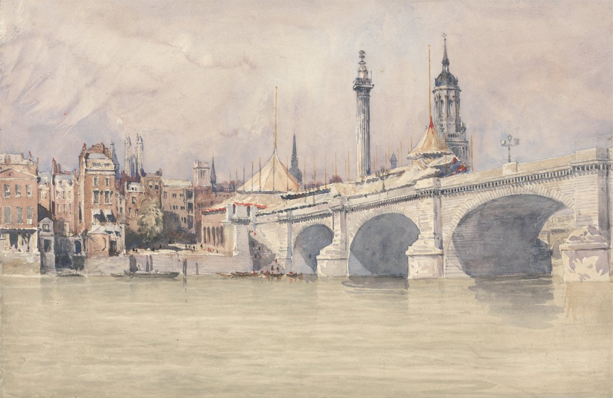 New London Bridgen avajaiset tekijältä David Cox