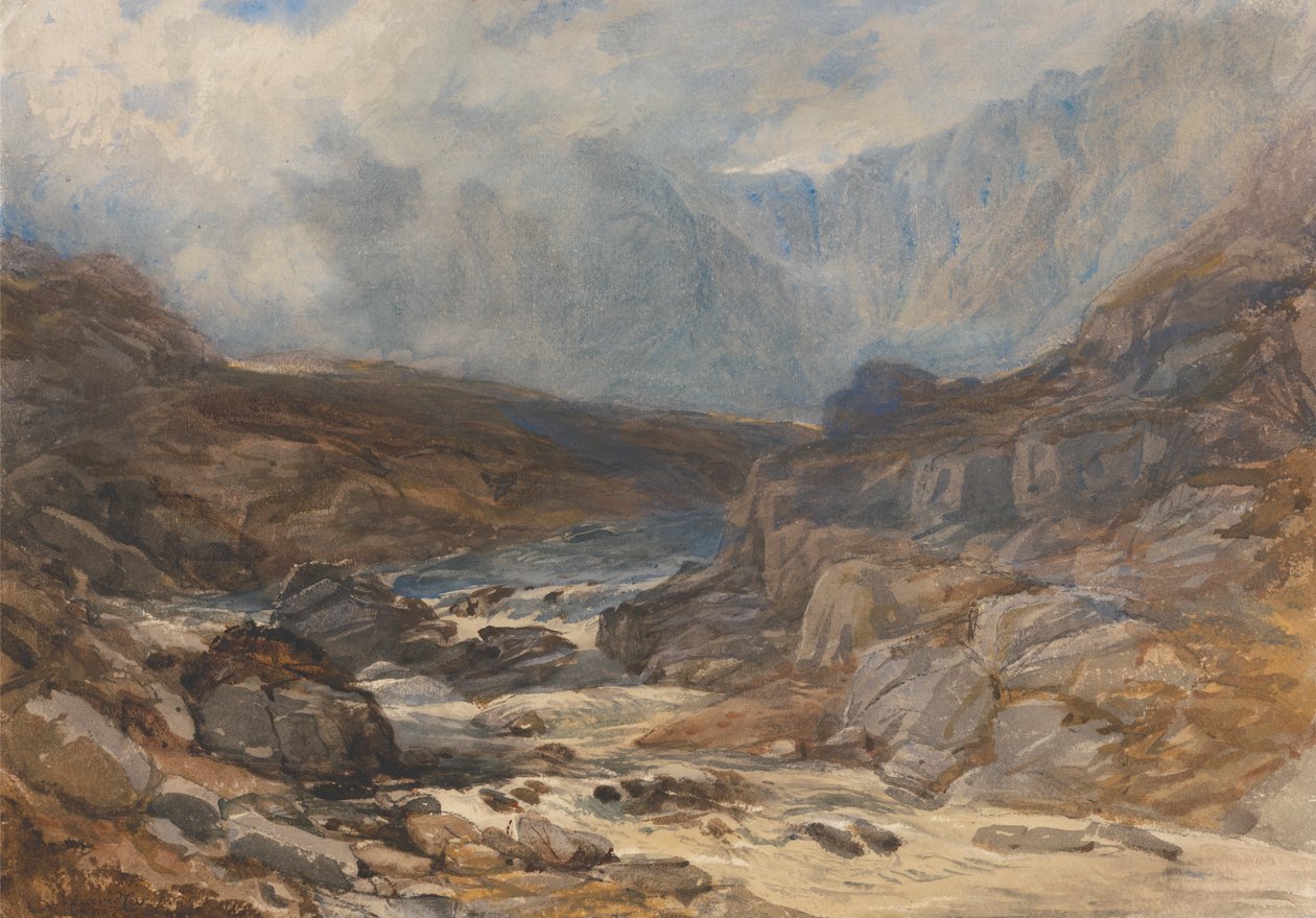 Walesin vuoristovirta tekijältä David Cox Jr.