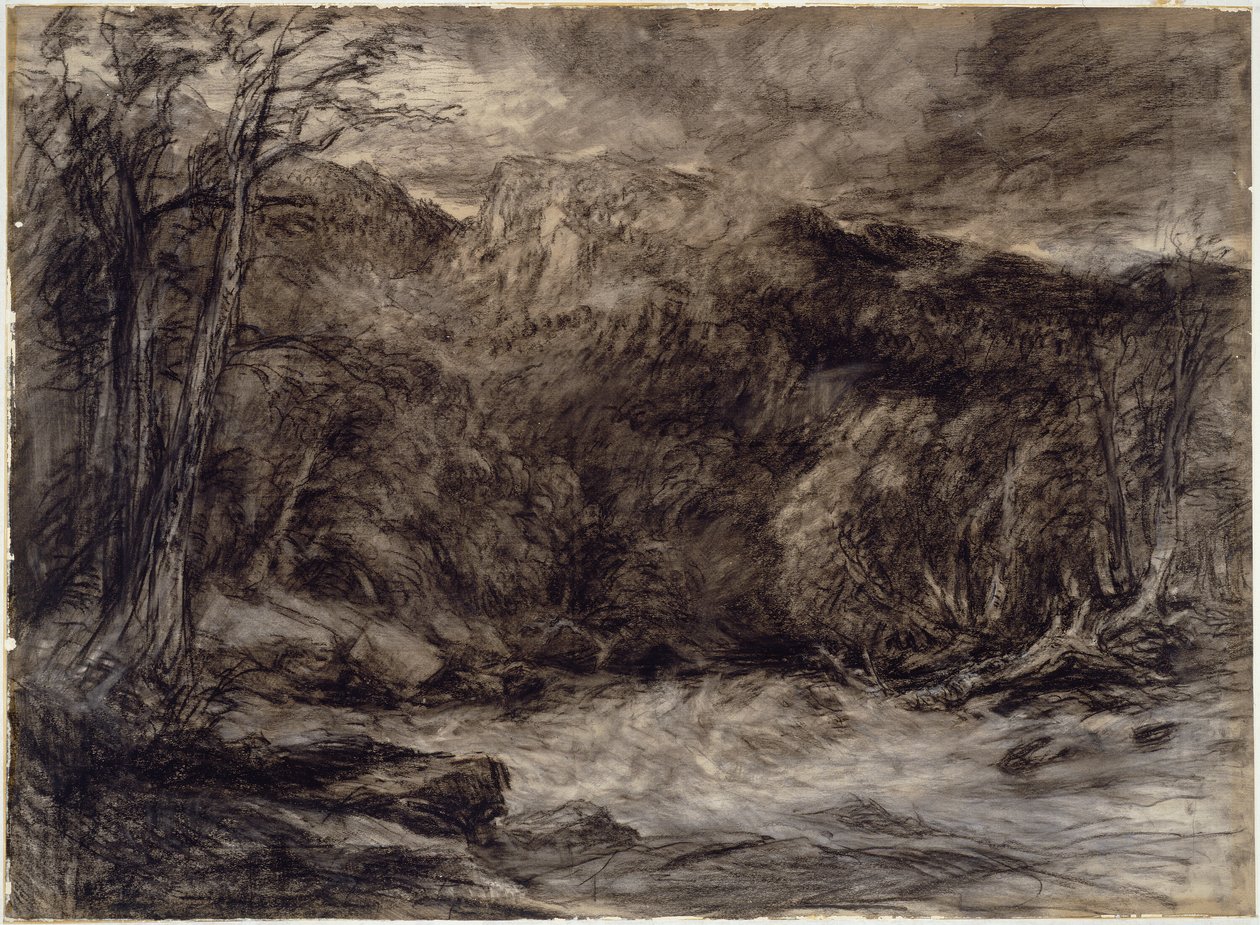 Vuori Torrent tekijältä David Cox the elder