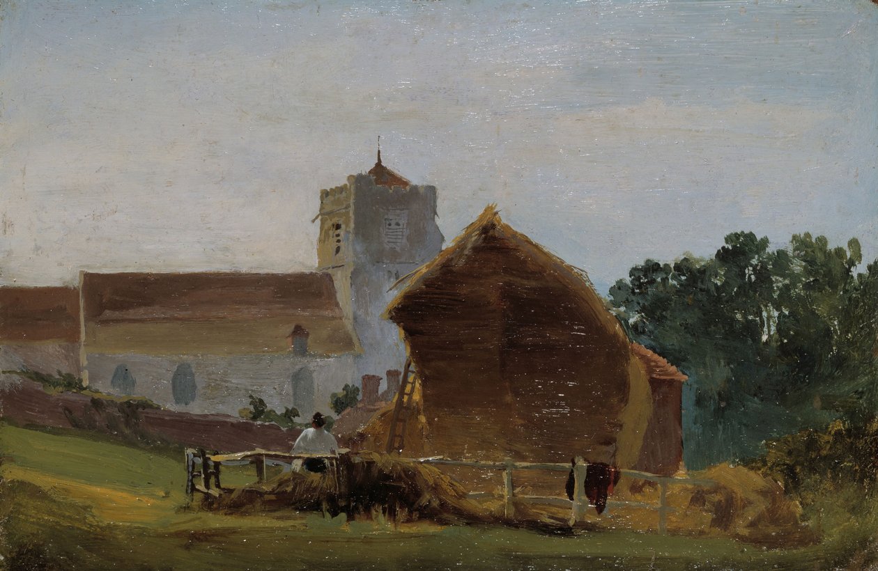 All Saints Church, Hastings, 1812. tekijältä David Cox the elder