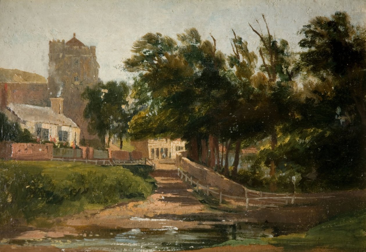All Saints Church, Hastings, 1813. tekijältä David Cox the elder