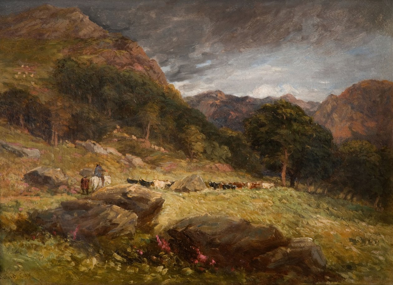 Karjan ajo, 1849. tekijältä David Cox the elder