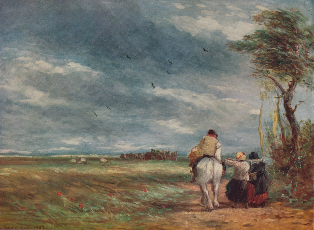 Menossa Hayfieldiin, 1852 tekijältä David Cox the elder