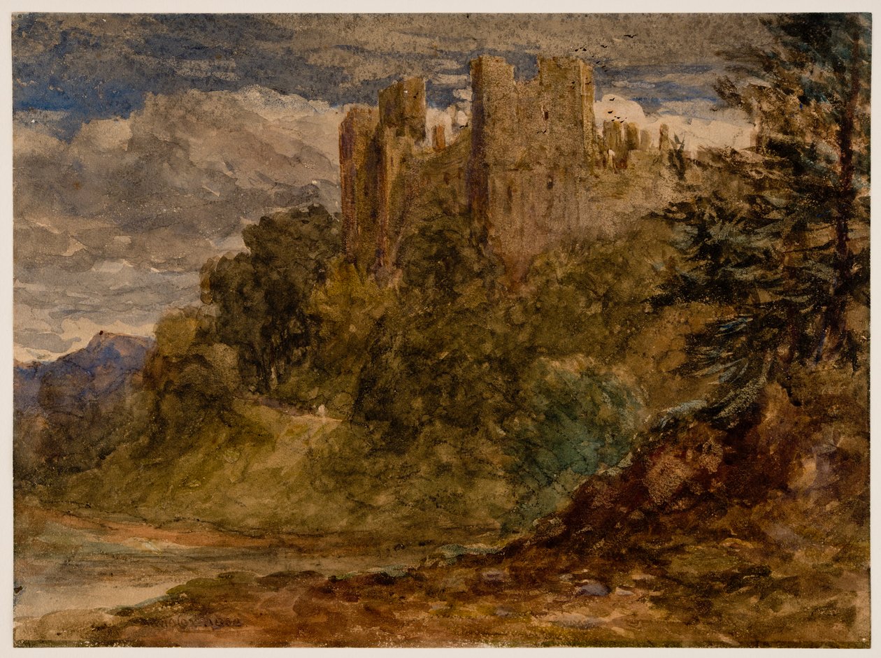 Ludlowin linna, 1800-luku. tekijältä David Cox the elder