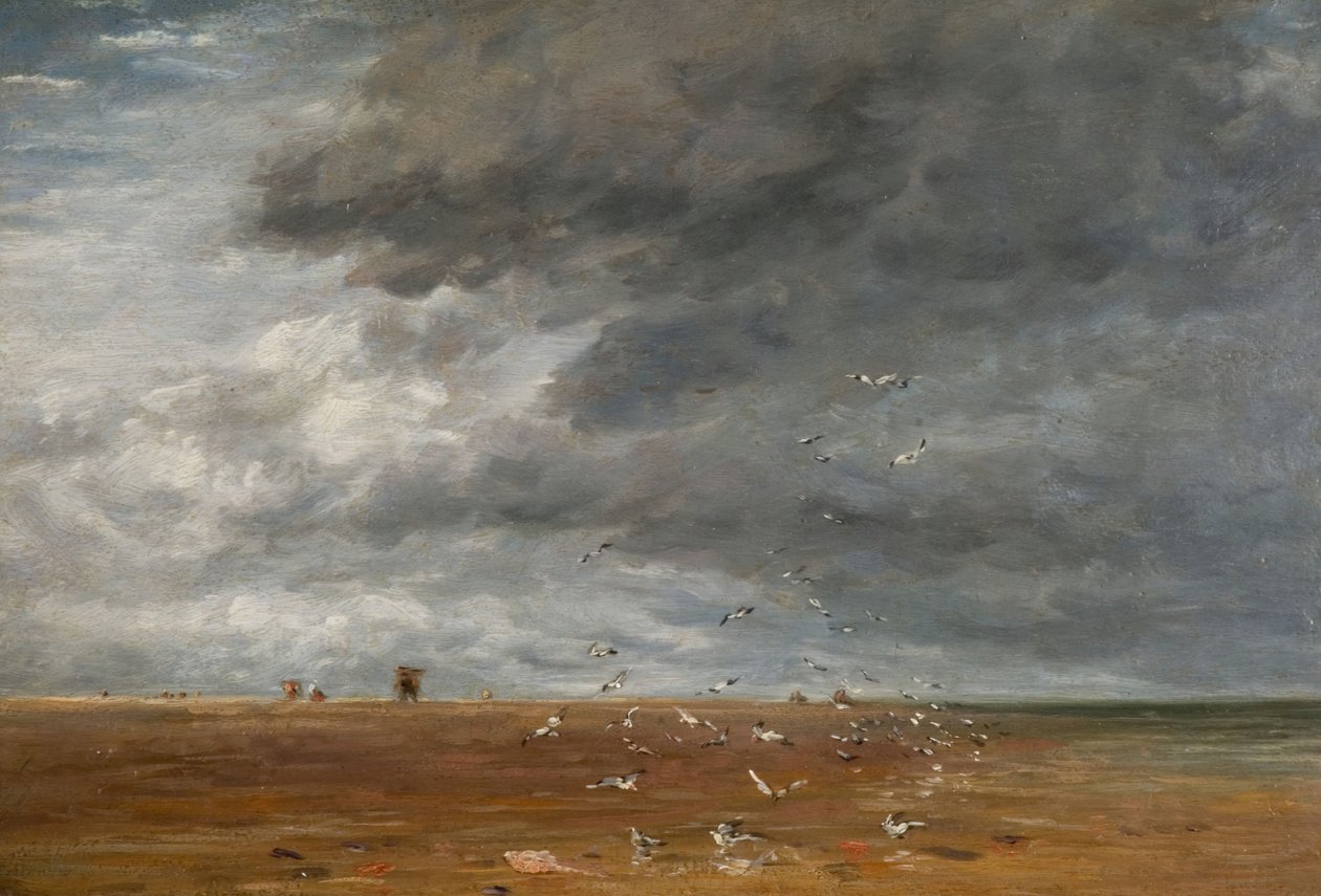 Hiekoilla, 1851. tekijältä David Cox the elder