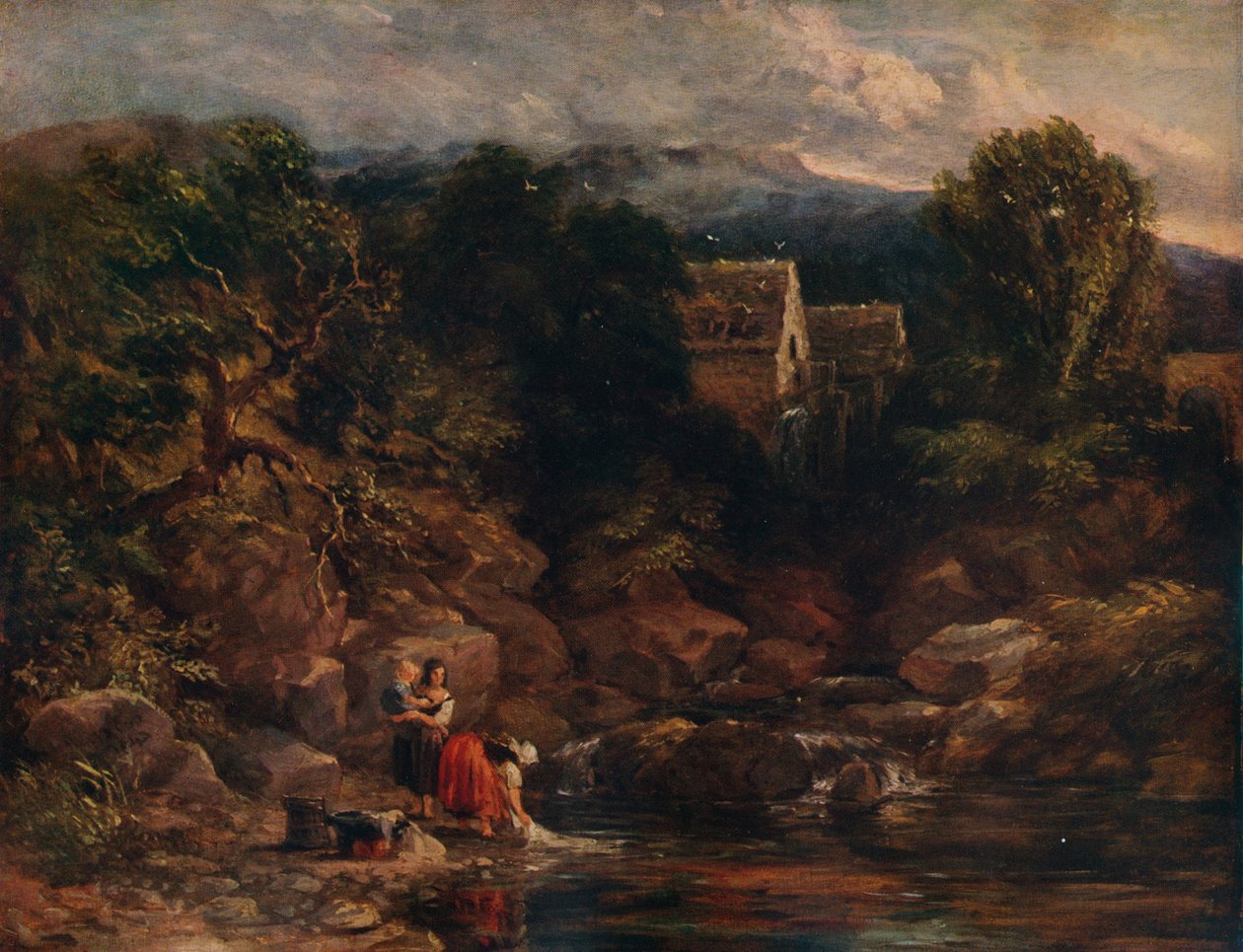 Pandy Mill, 1843 tekijältä David Cox the elder