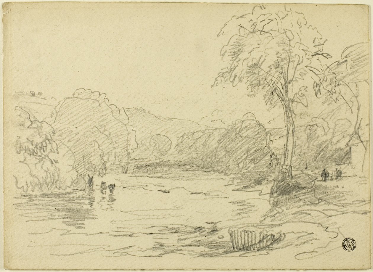 Jokikohtaus tekijältä David Cox the elder