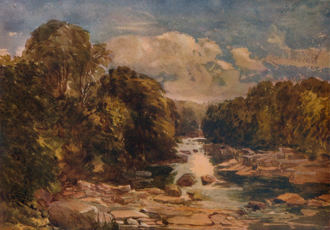 Rokeby on the Tees, c1841 tekijältä David Cox the elder