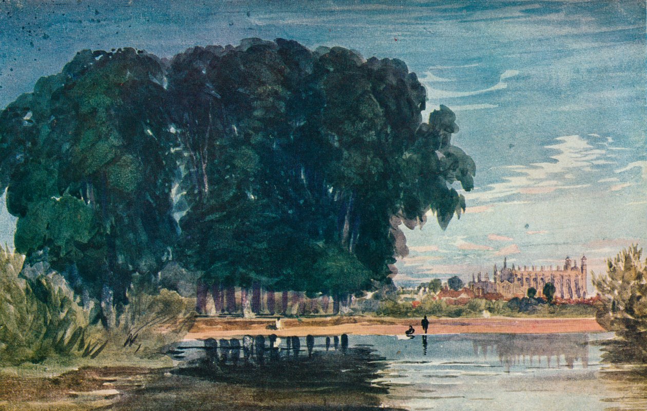 The Brocas, Eton, 1800-luvun alkupuoliväli, 1930. tekijältä David Cox the elder