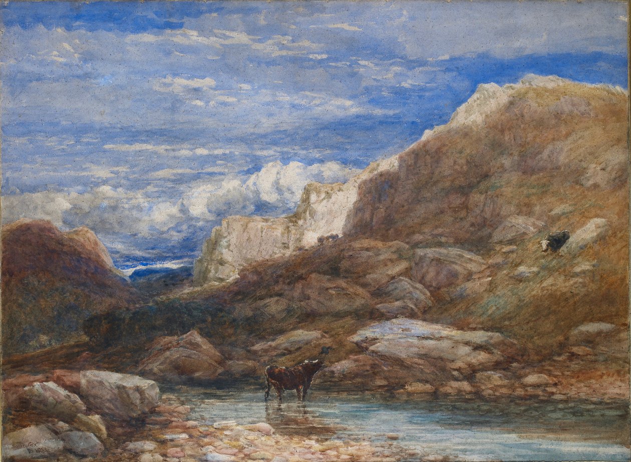 Haaste, 1853 tekijältä David Cox the elder
