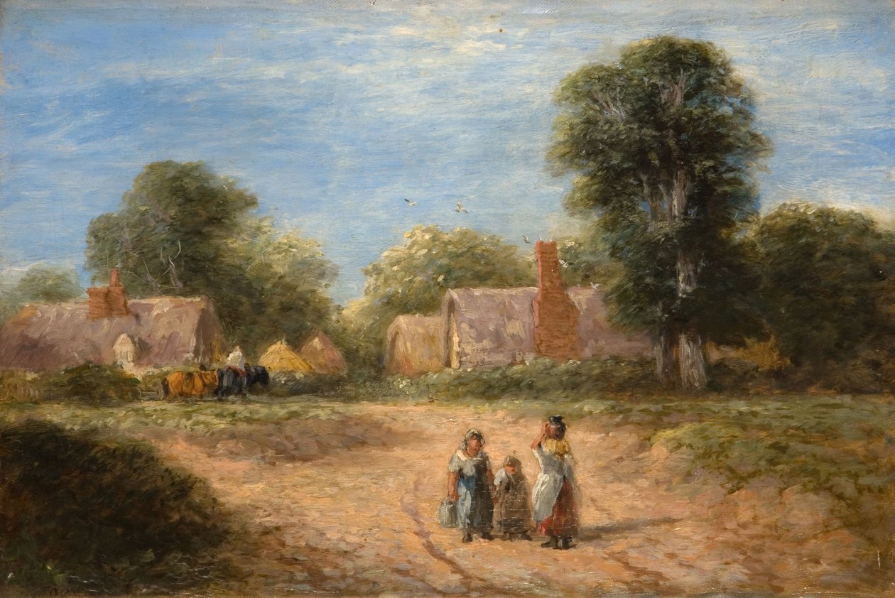 Maatila, 1848. tekijältä David Cox the elder