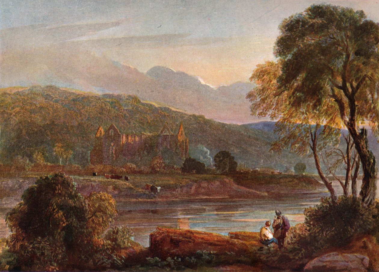 "Tintern Abbey", 1840 tekijältä David Cox the elder