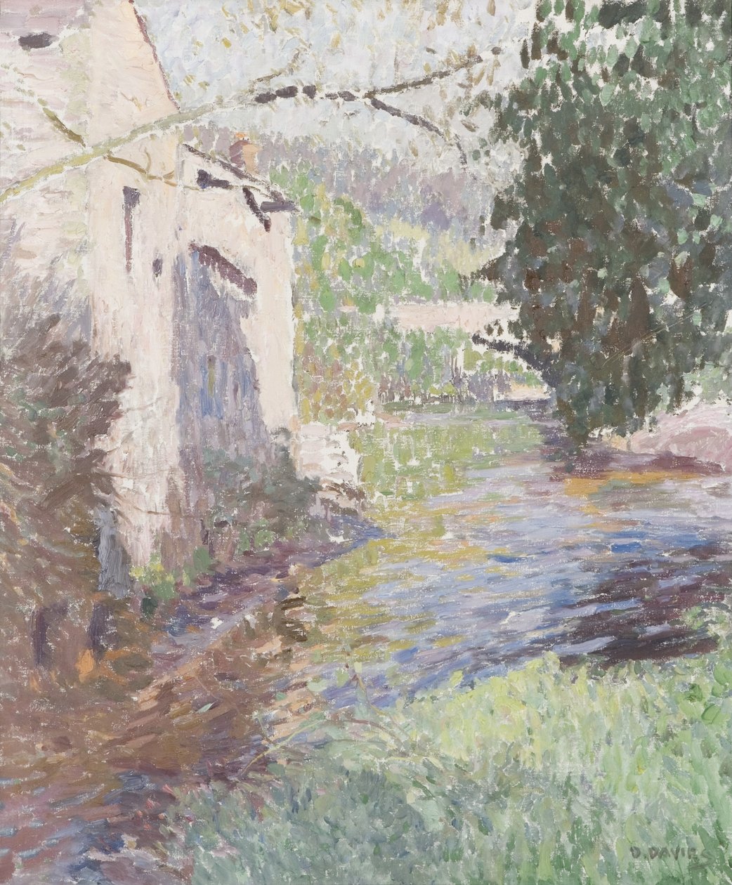 Old Brewery, Sennybridge (öljy kankaalle) tekijältä David Davies