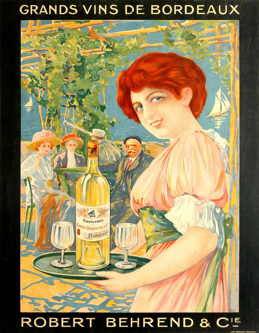 Upeita Bordeaux-viinejä: Robert Behrend & Cie, 1920-luku. tekijältä David Dellepiane