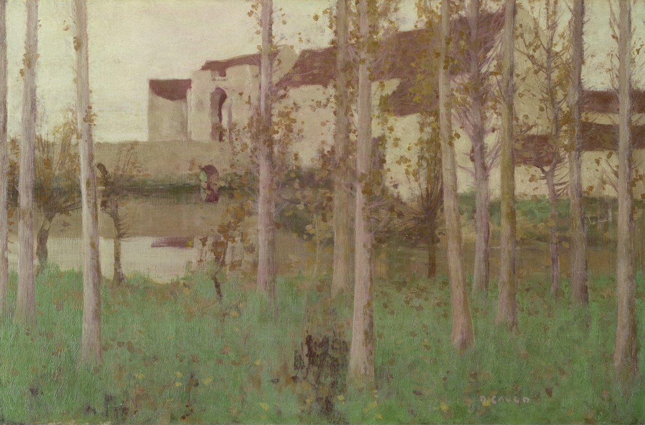 Kummituslinna, Grez-sur-Loing, 1896 tekijältä David Gauld