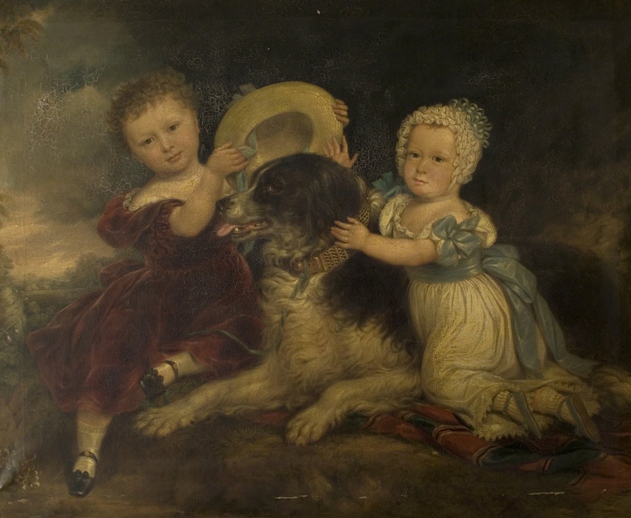 Arthur ja Frances Hood, Sir Arthur Gregory of Styvechale Hallin ja Nelsonin lapset, 1838 tekijältä David Gee