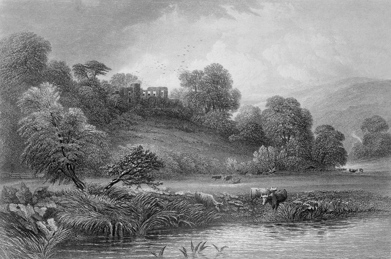 Norhamin linna, 1876 tekijältä David Hall McKewan