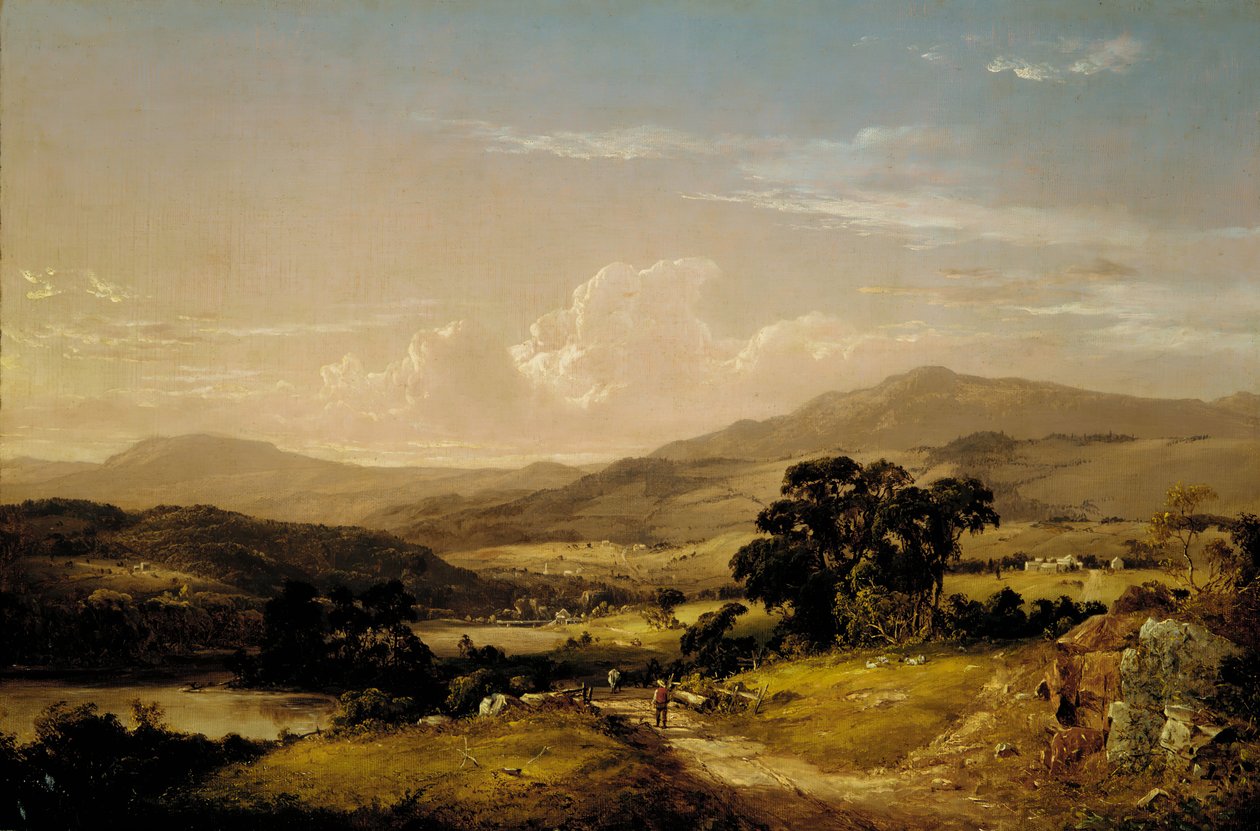 Near Squam Lake, New Hampshire, 1856. finlandès tekijältä David Johnson