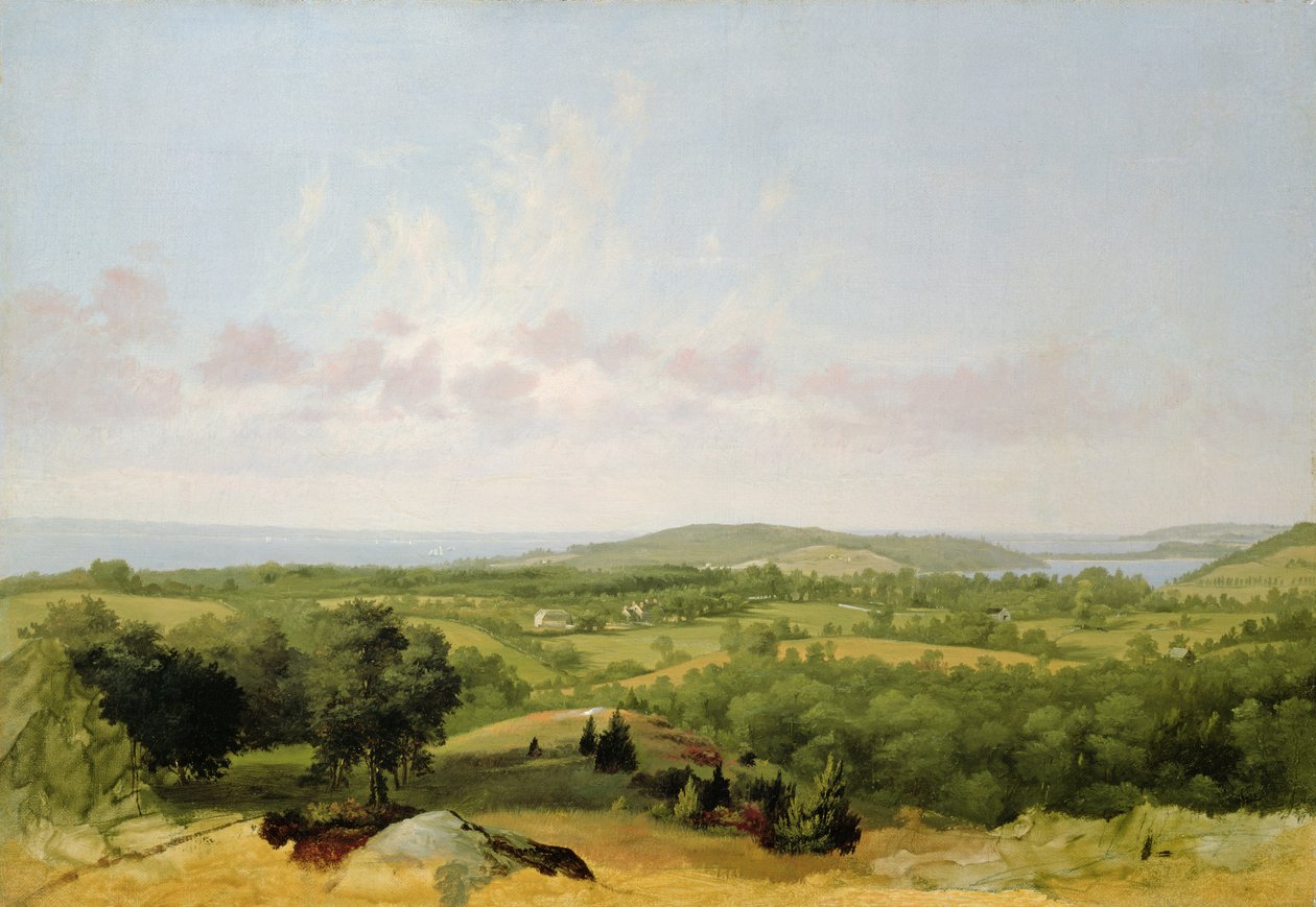 Näkymä Narragansett Baylle, lähellä Warwickia, Rhode Islandilla tekijältä David Johnson