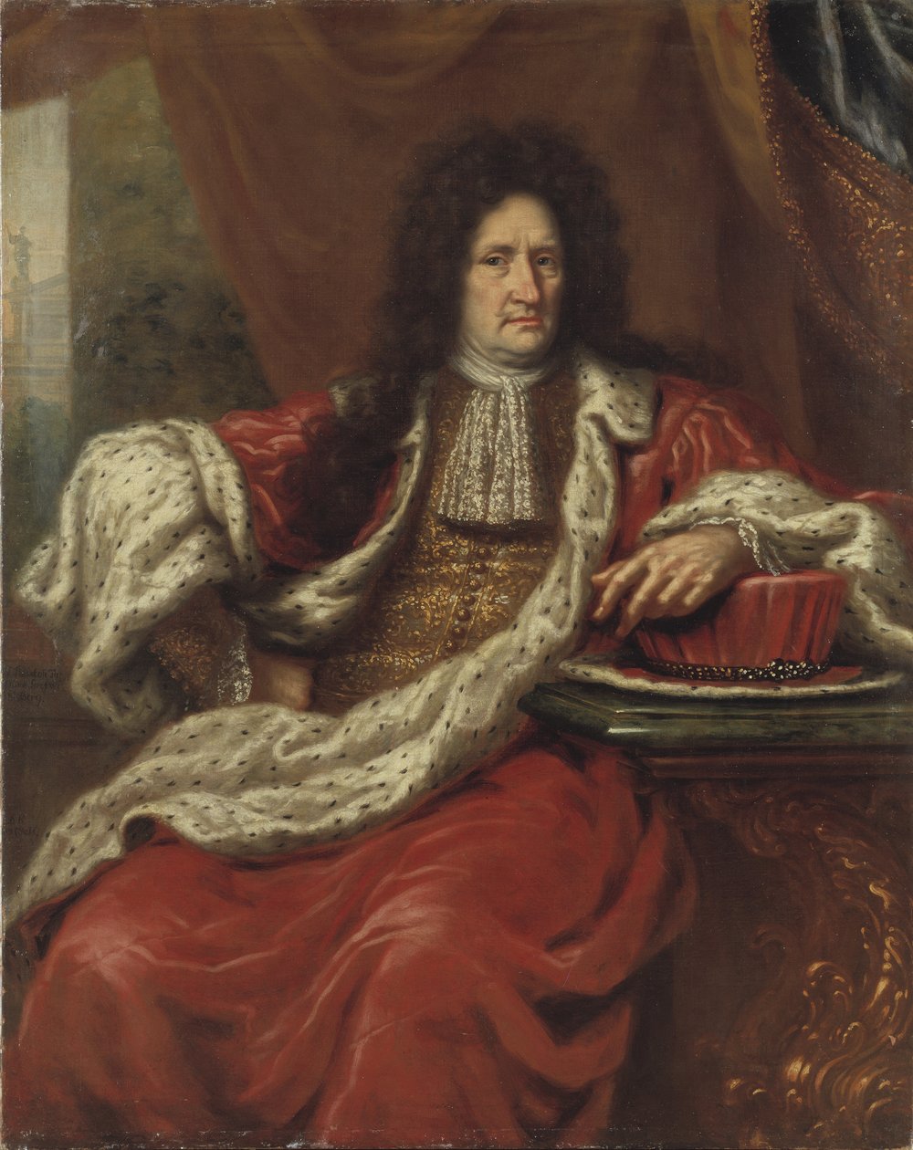 Comte Erik Jonsson Dahlbergh (ou von Dahlberg) militaire et architecte suedois - Erik Dahlbergin (1625-1703) muotokuva, kirjoittanut Ehrenstrahl, David Kloecker (1629-1698). Öljy kankaalle. Mitat: 145 x 115 cm. Tukholman kansallismuseo tekijältä David Klöcker Ehrenstrahl