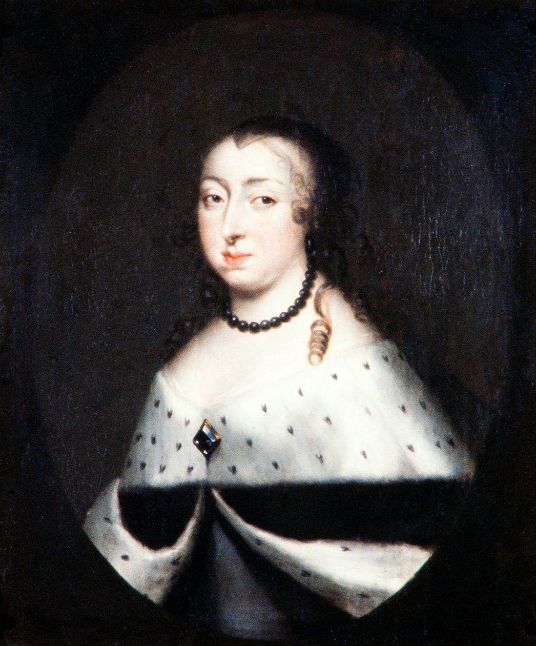 Hedvig Eleonora, Ruotsin kuningatar, n. 1661 (öljy kankaalle) tekijältä David Klöcker Ehrenstrahl