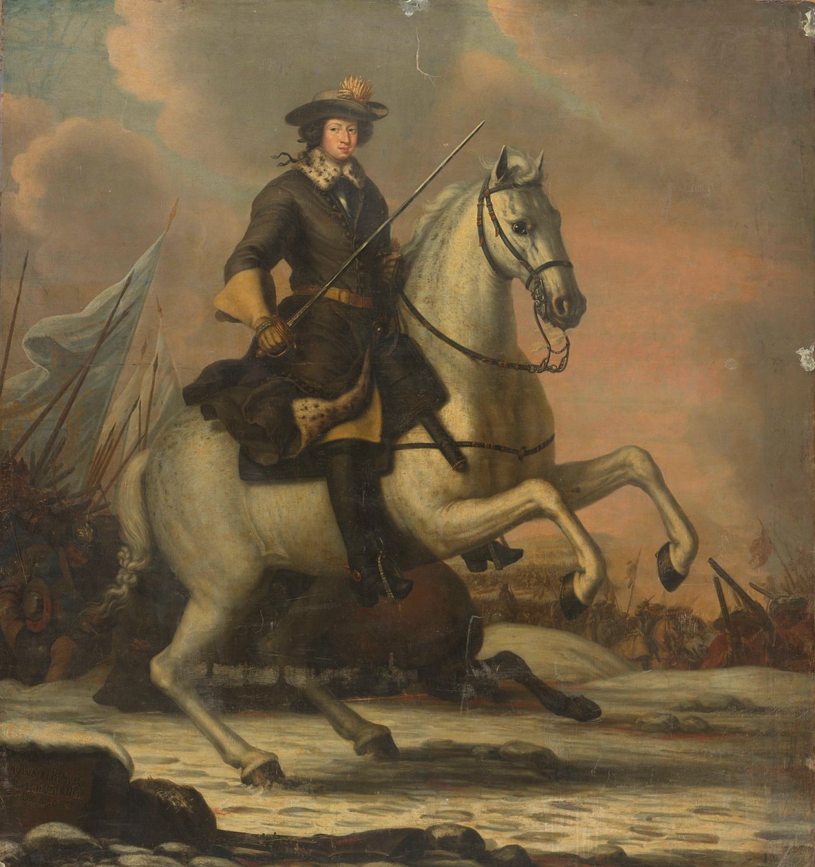 Kaarle XI (1665-97), Ruotsin kuningas tekijältä David Klöcker Ehrenstrahl