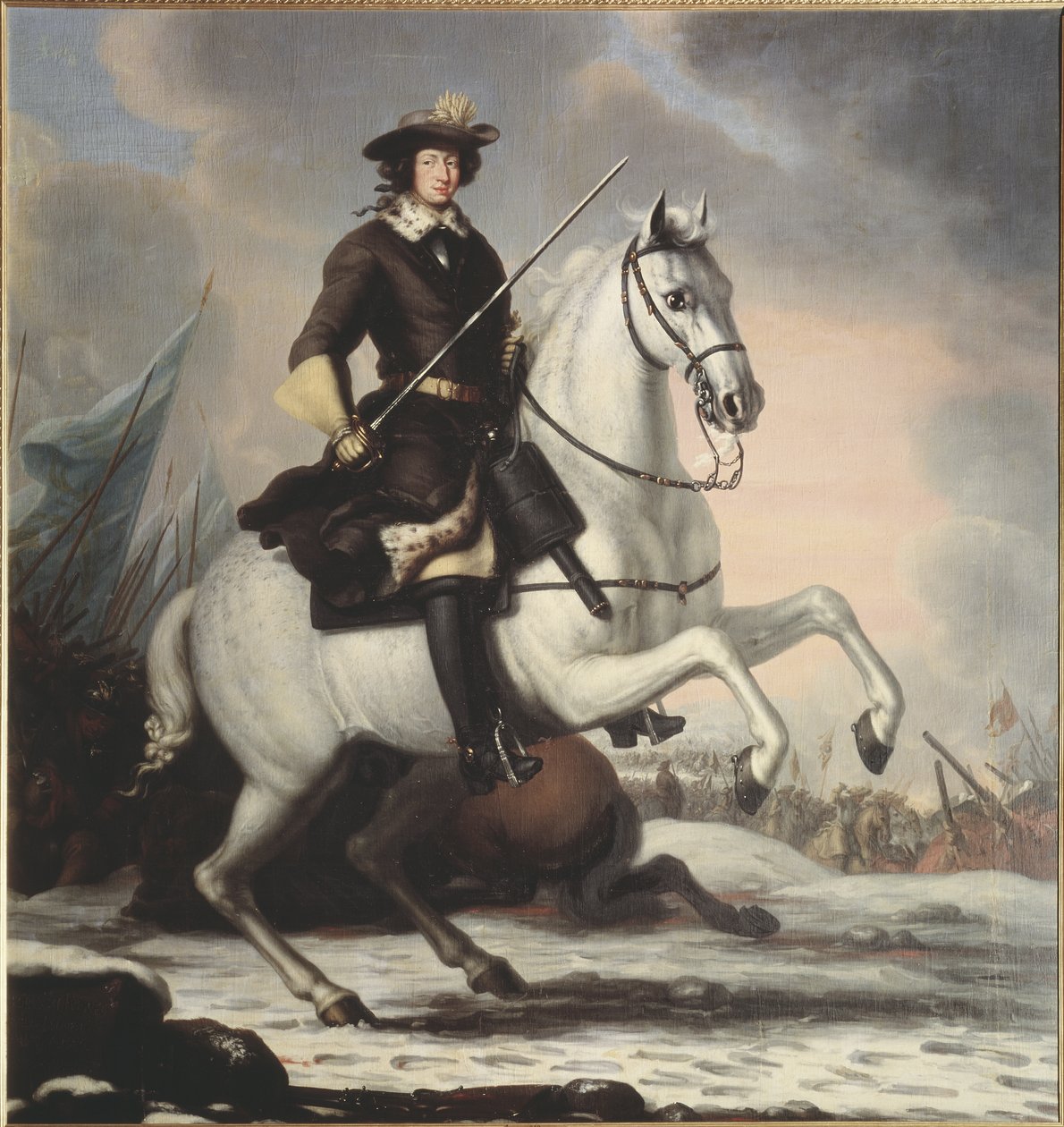 Kuningas Kaarle XI, 1676 tekijältä David Klöcker Ehrenstrahl