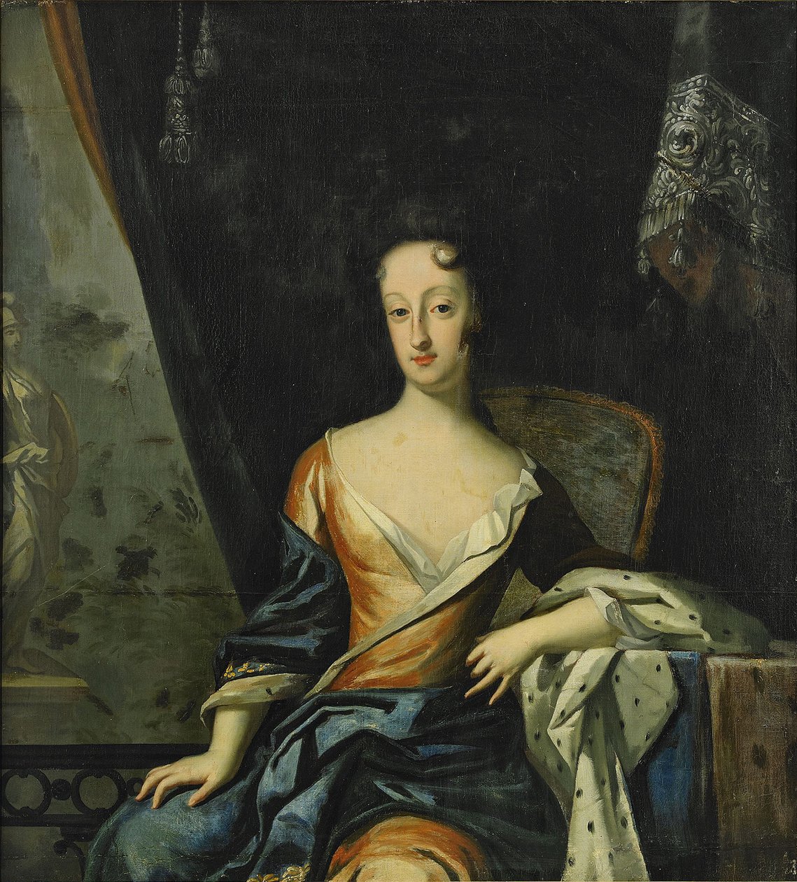 Muotokuva Ulrika Eleonorasta 1688-1741, Ruotsin kuningatar tekijältä David Krafft von
