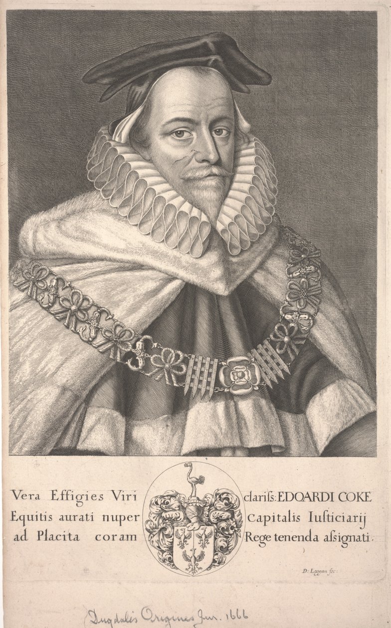 Edward Coke tekijältä David Loggan