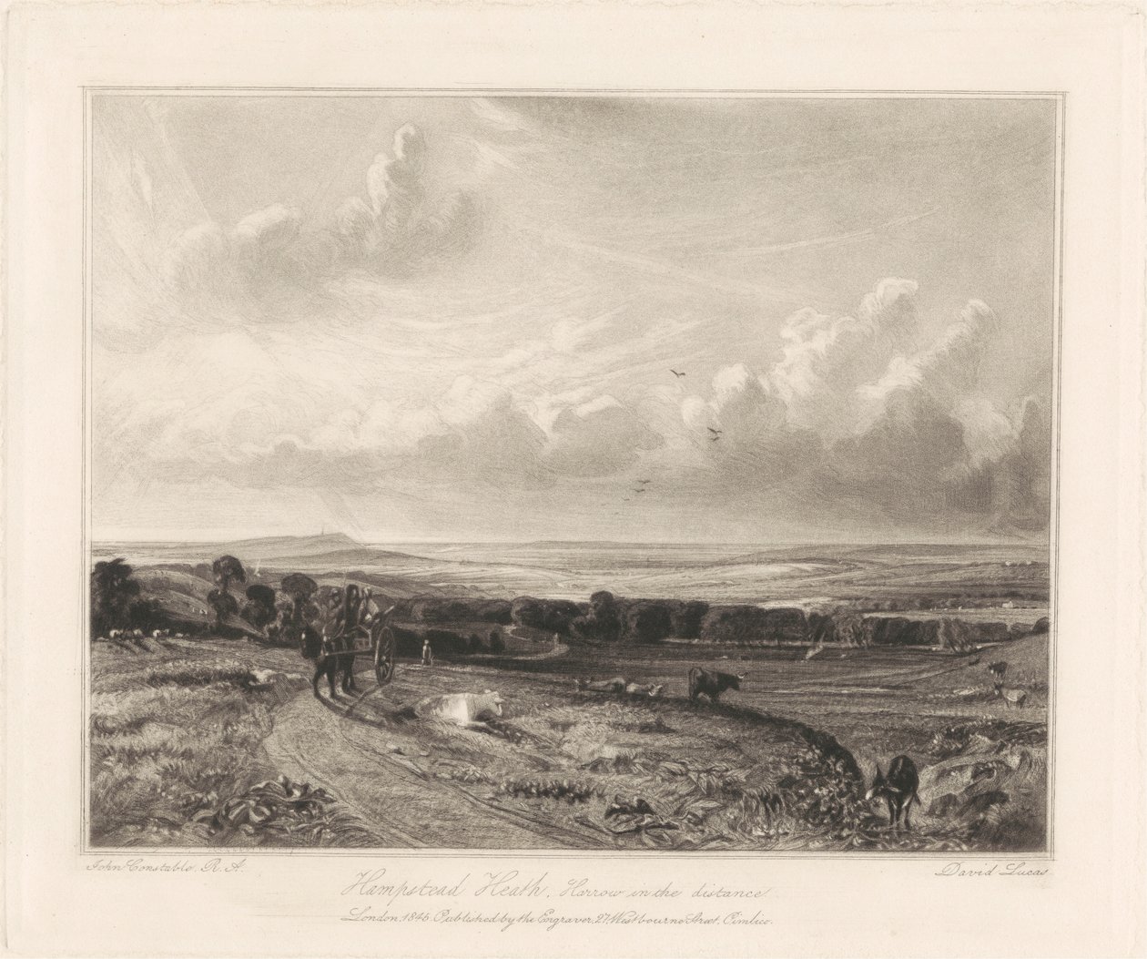 Hampstead Heath, Harrow in the Distance tekijältä David Lucas