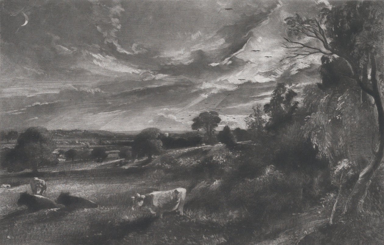 Kesäilta, 1831. tekijältä David Lucas