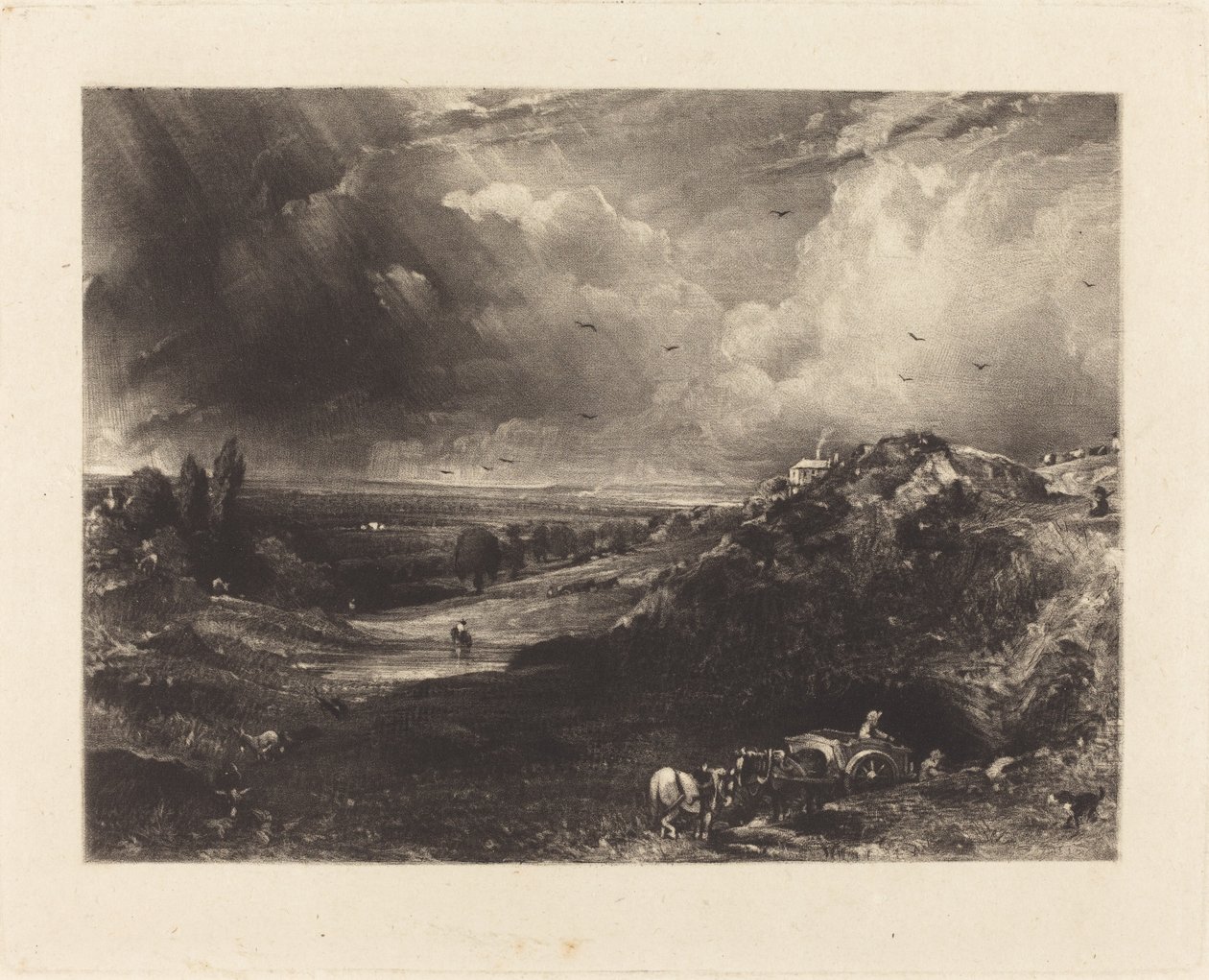 Heath tekijältä David Lucas after John Constable