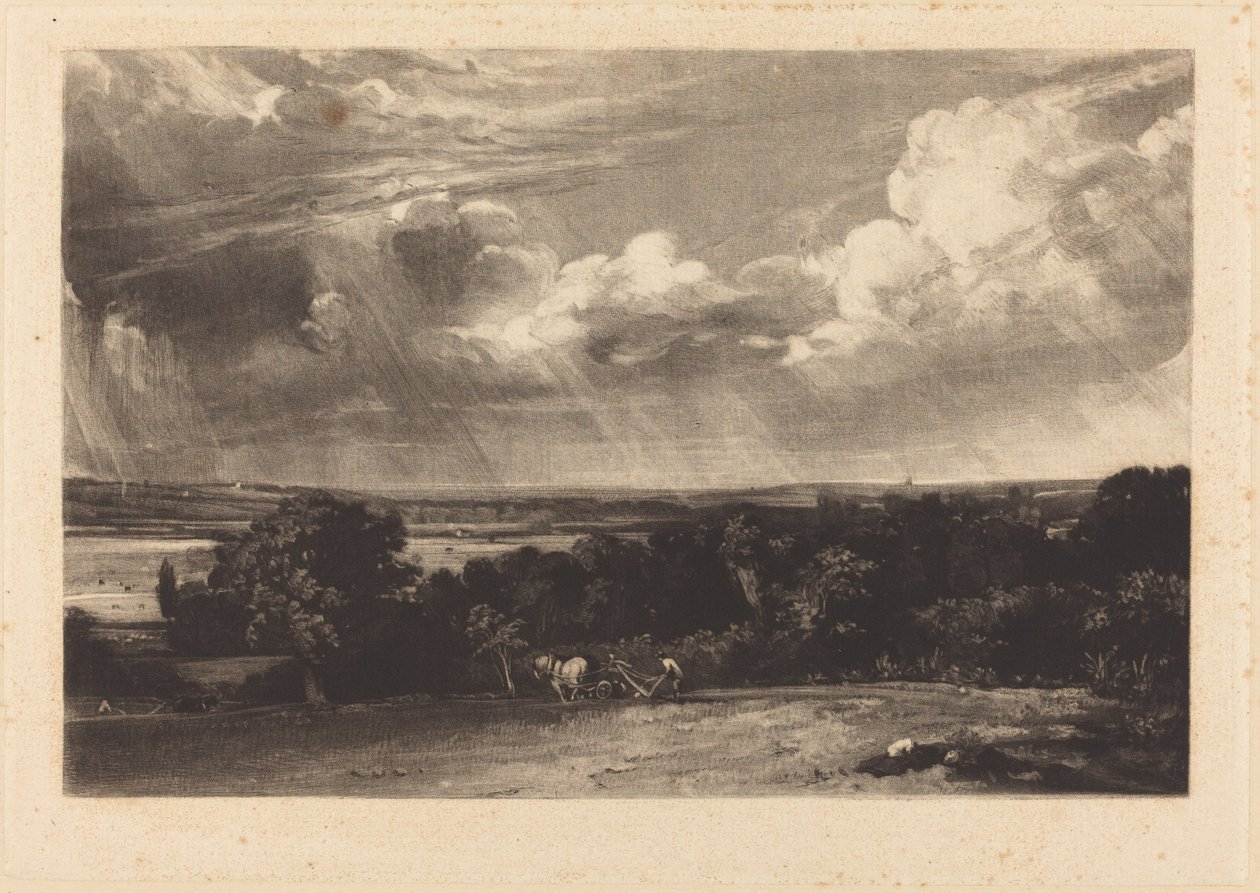 Kesämaa tekijältä David Lucas after John Constable