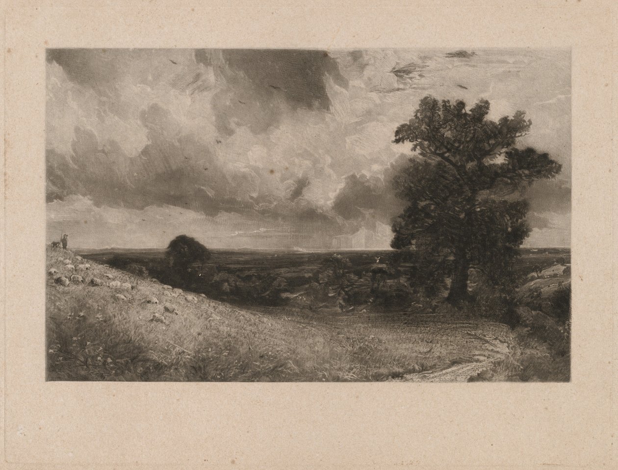 Keskipäivä tekijältä David Lucas after John Constable