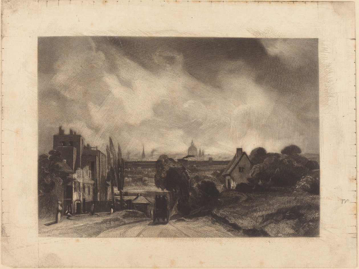 Sir Richard Steelen mökit tekijältä David Lucas after John Constable