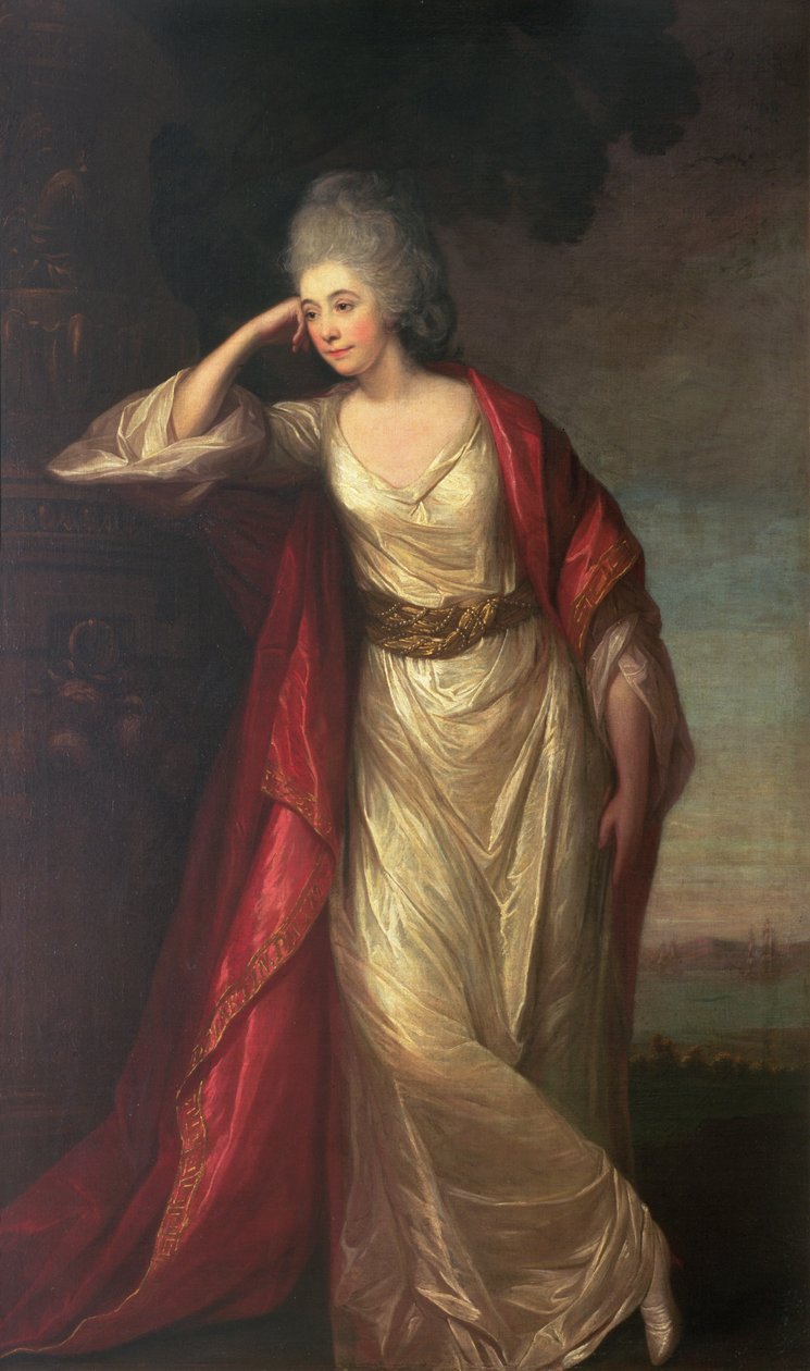 Margaret Kemble, kenraali Thomas Gagen vaimo, 1775. tekijältä David Martin