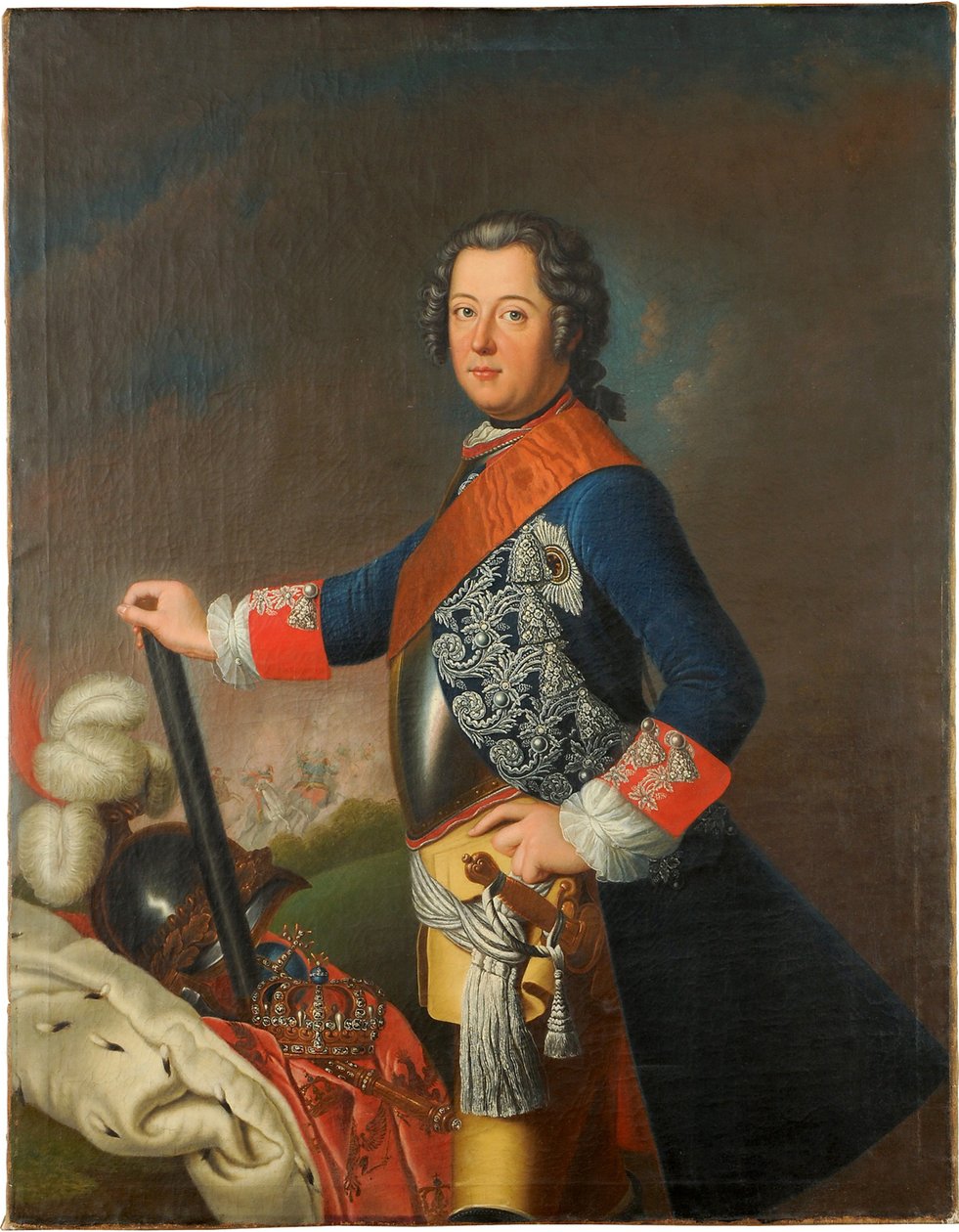Fredrik II Preussilainen, 1743 tekijältä David Matthieu
