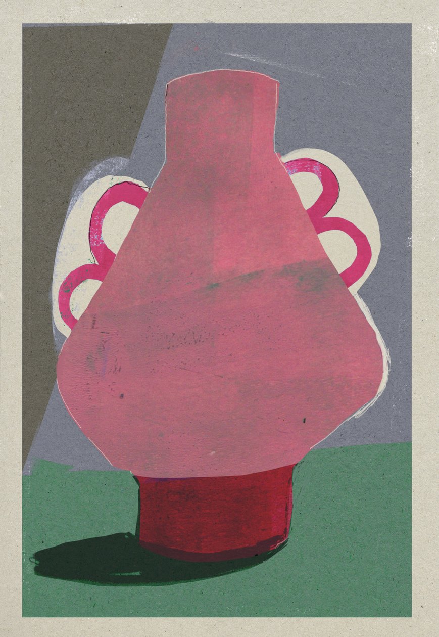 Pink Pot, 2023 (sekoitettu media) tekijältä David McConochie