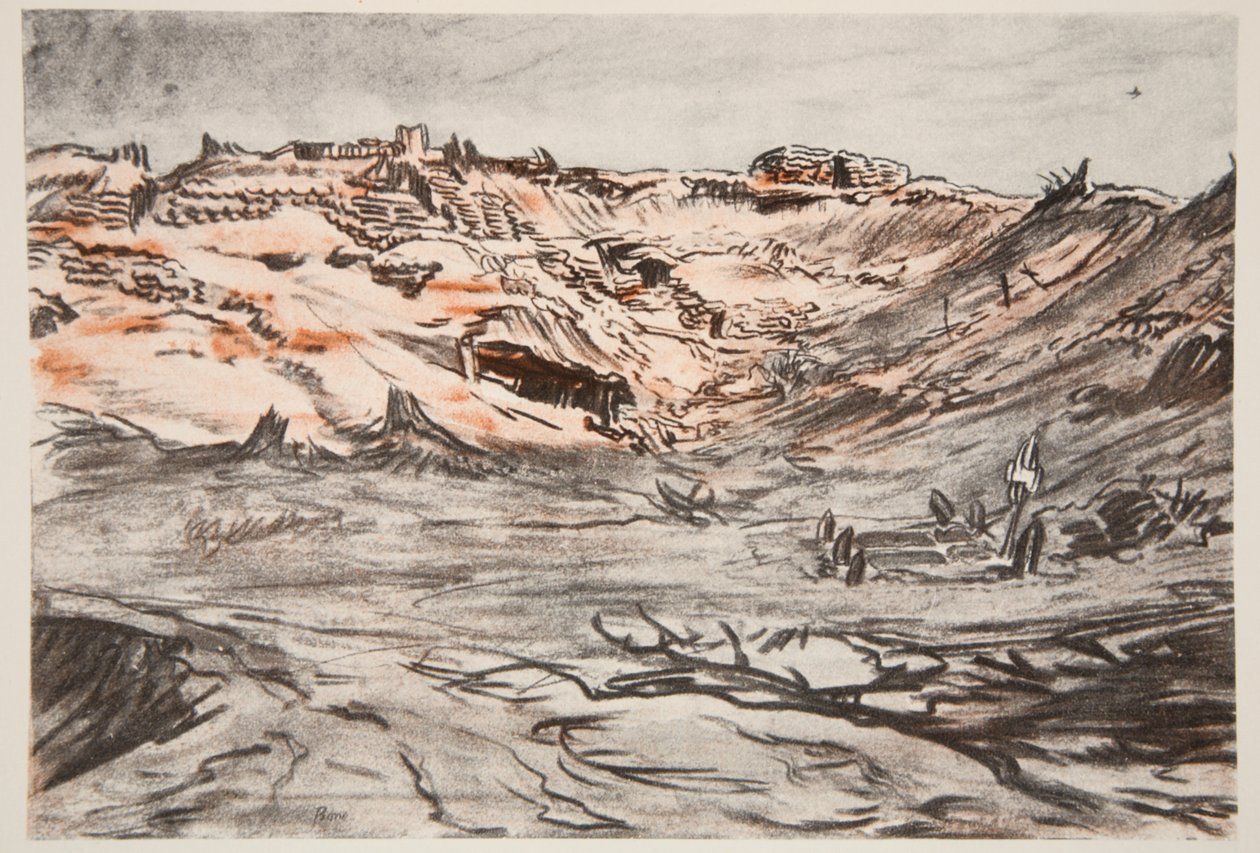 A Quarry new Mouquet Farm, kuvitus kirjasta 