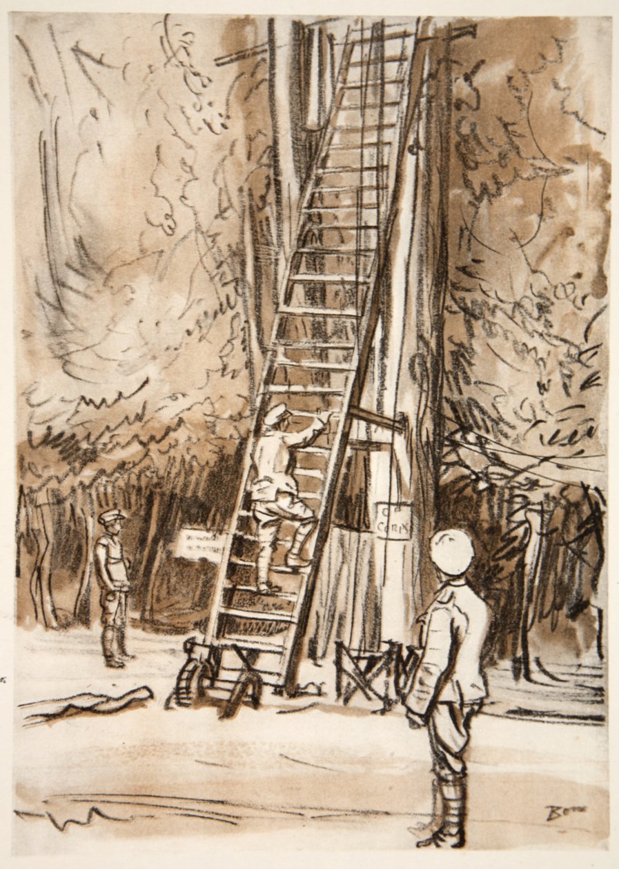 An Observation Post, kuvitus teoksesta 