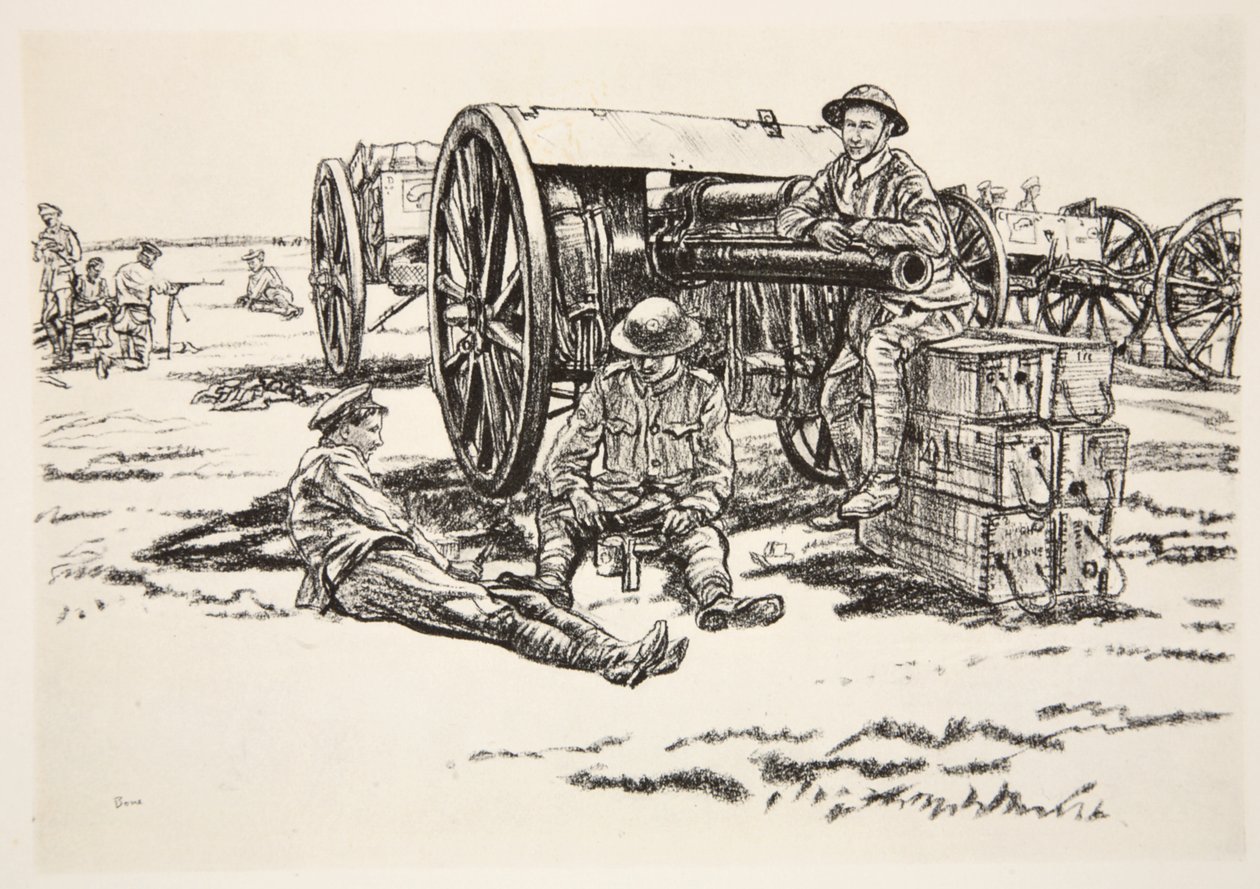 Dinner Time: Men of the RFA, kuvitus teoksesta 
