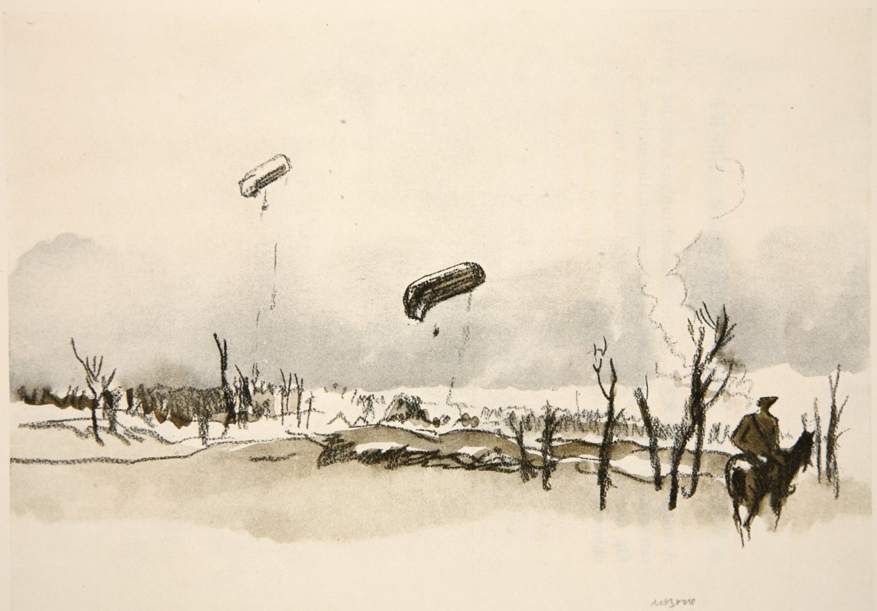 Somme: Makkarapalloja, kuvitus teoksesta 