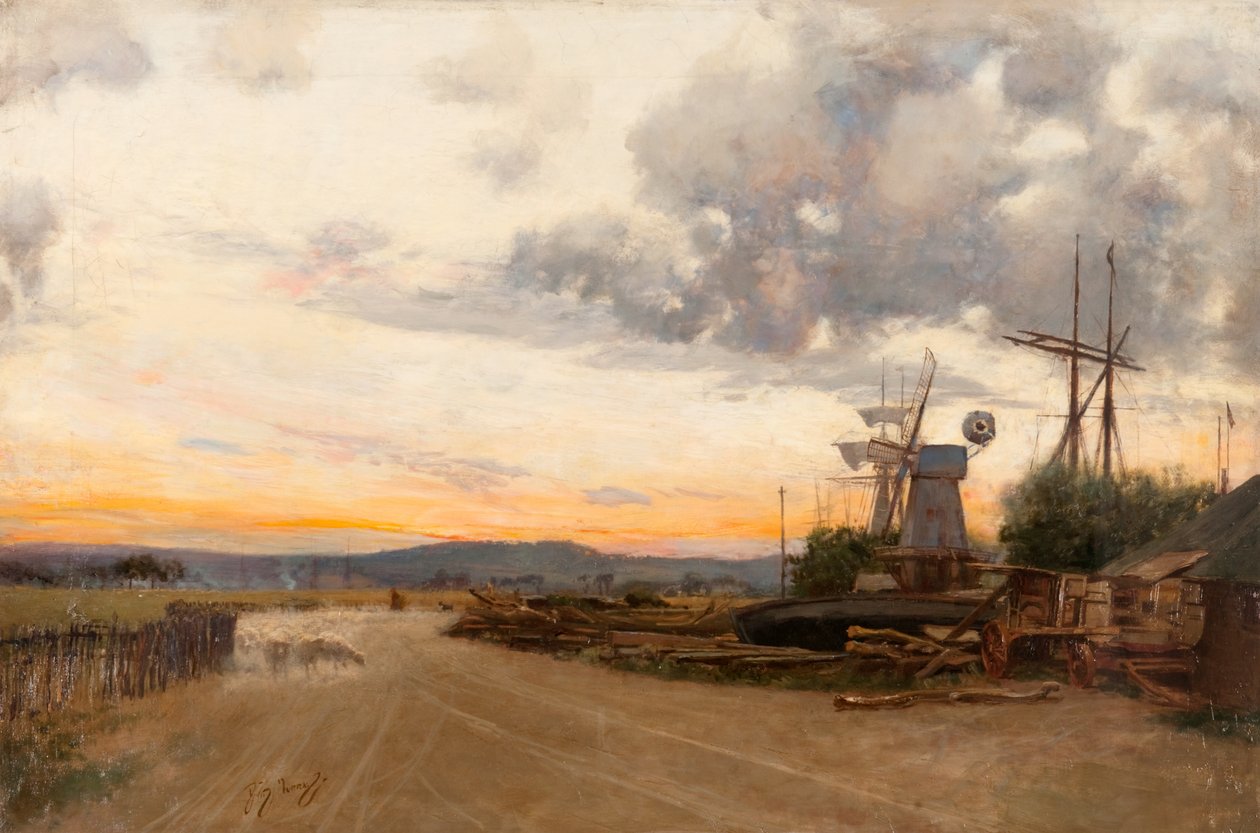 Dewy Eve, n. 1886-87 (öljy kankaalle) tekijältä David Murray