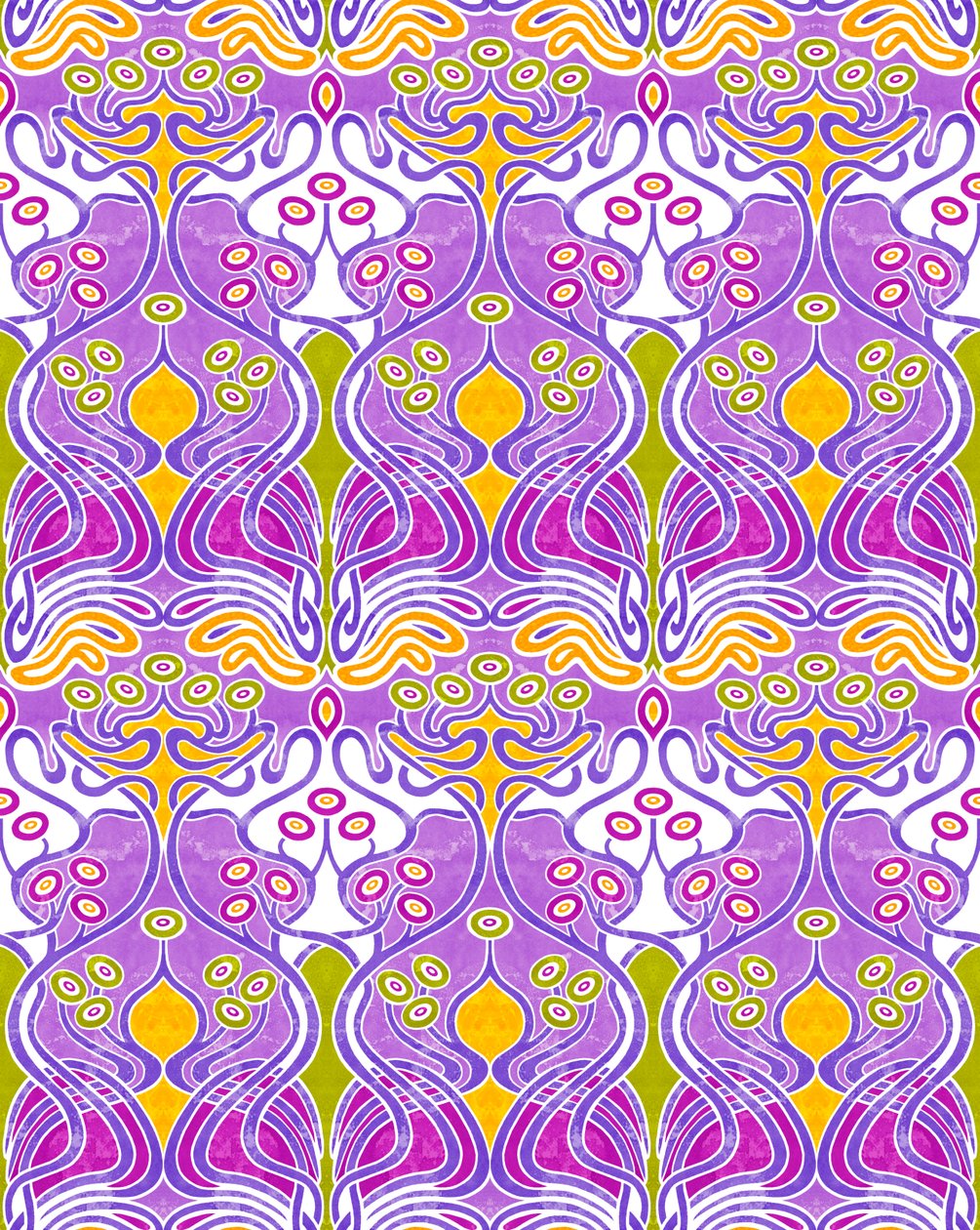 Beauclair Mauve, 2018 (sekatekniikka digitaalinen) tekijältä David Newton