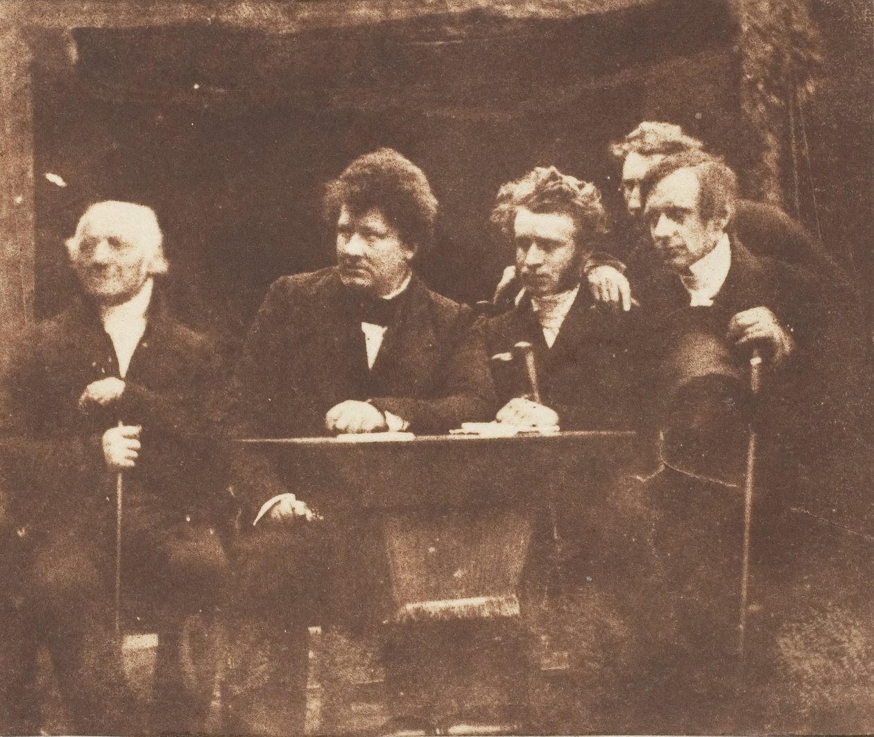 Cunningham, Begg, John Hamilton, Guthrie, 1843-47. Tekijät: David Octavius Hill, Robert Adamson, Hill & Adamson. tekijältä Hill and Adamson