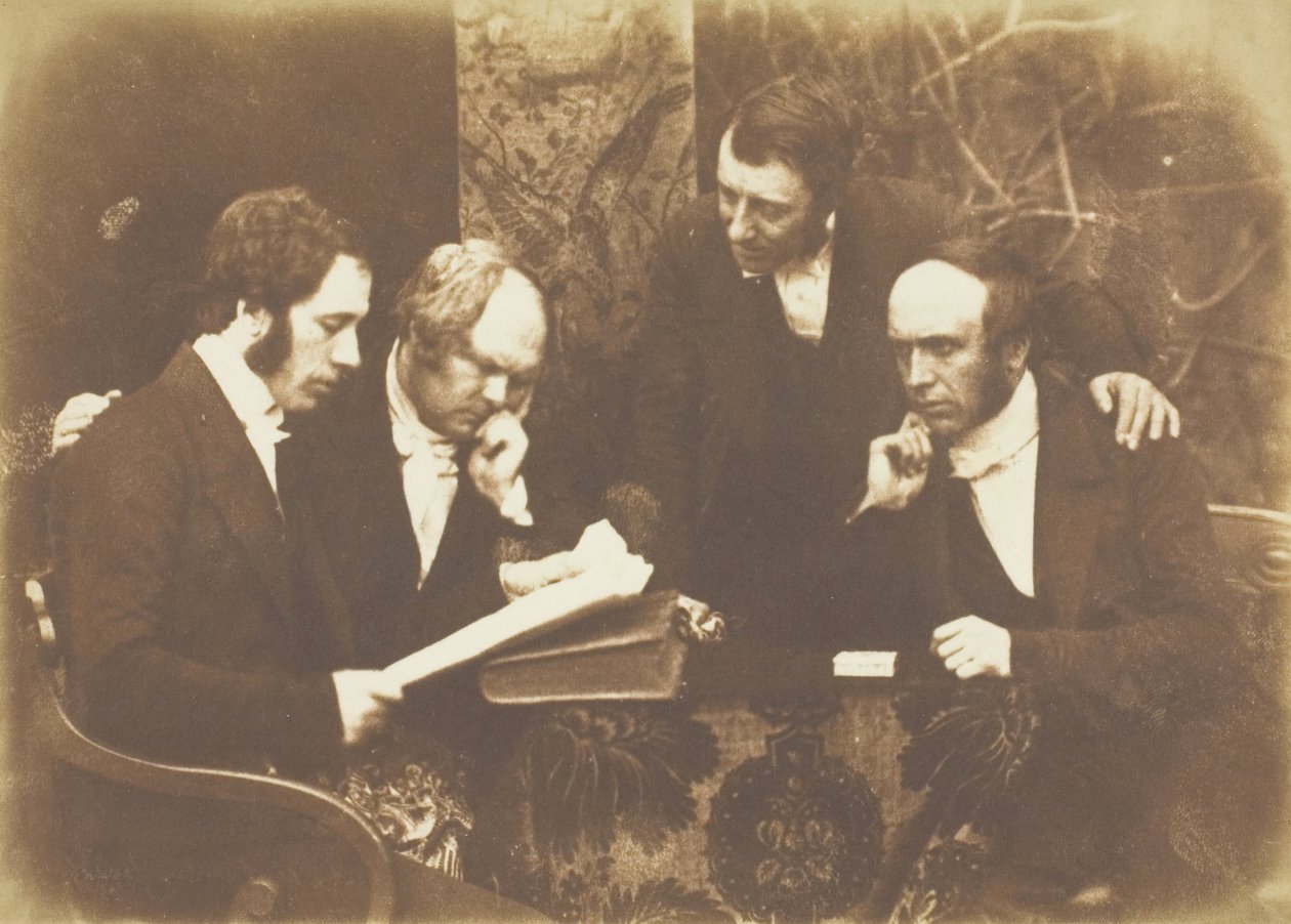Dumbarton Presbytery, 29. maaliskuuta 1845. Tekijät: David Octavius Hill, Robert Adamson, Hill & Adamson. tekijältä Hill and Adamson