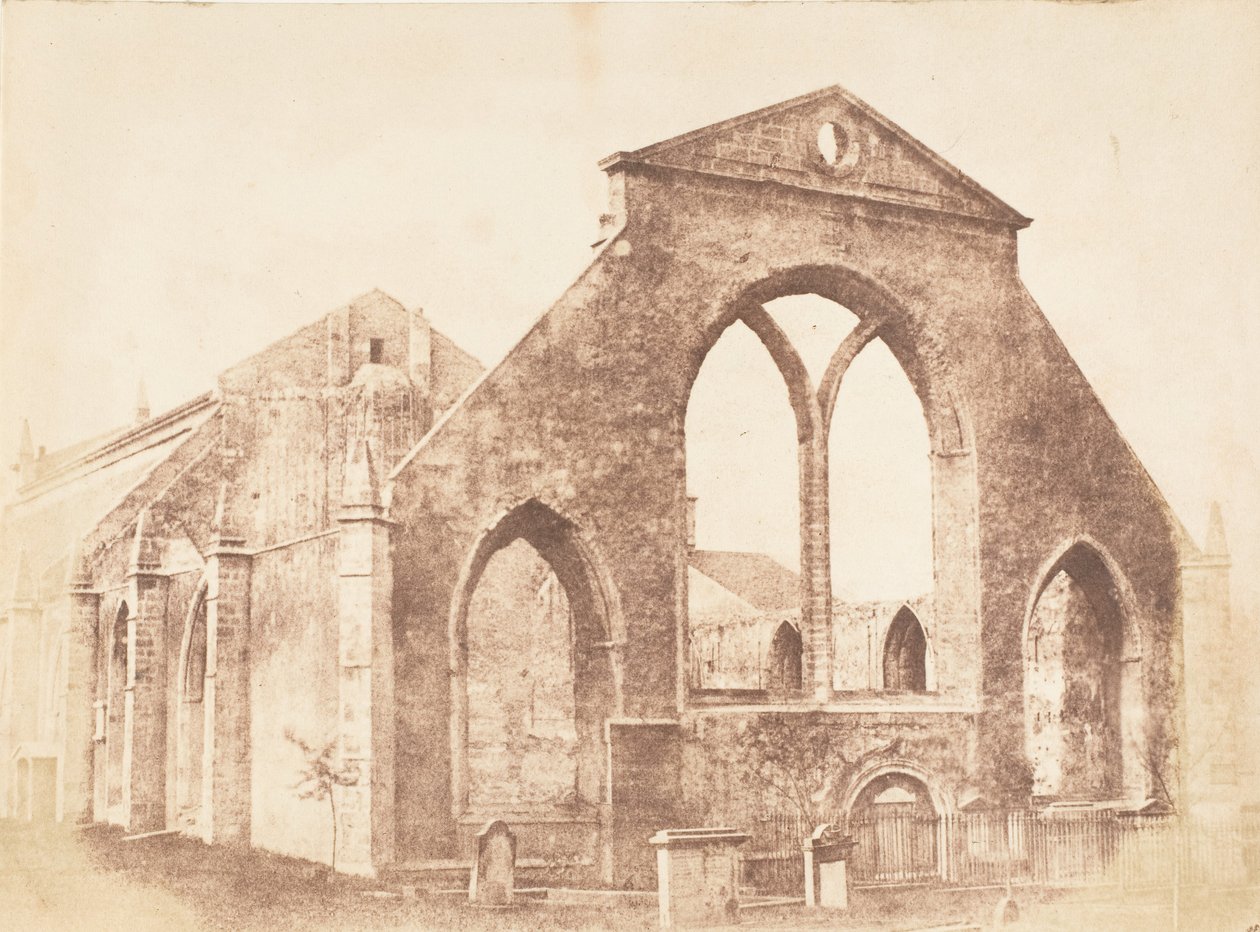 Edinburgh. Greyfriarsin kirkkopiha, 1843-47. Tekijät: David Octavius Hill, Robert Adamson, Hill & Adamson. tekijältä Hill and Adamson