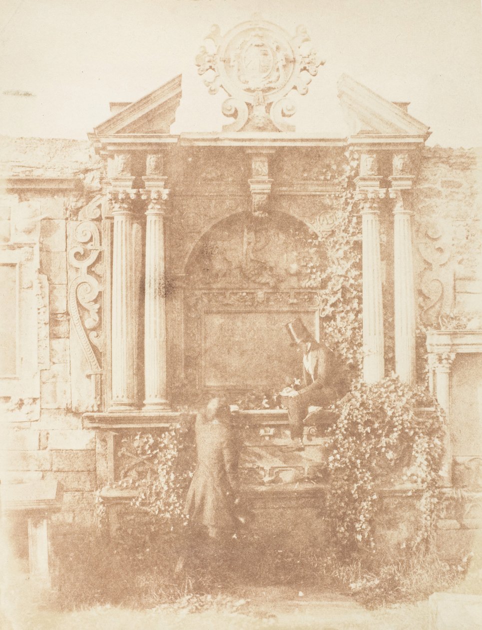 Edinburgh. Greyfriarsin kirkkopiha, 1843-47. Tekijät: David Octavius Hill, Robert Adamson, Hill & Adamson. tekijältä Hill and Adamson
