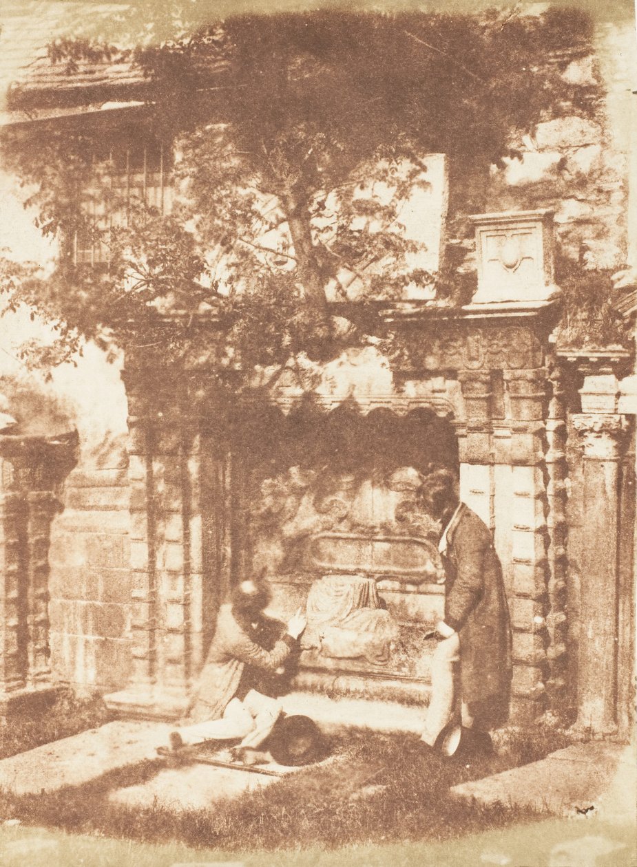 Edinburgh. Greyfriarsin kirkkopiha, 1843-47. Tekijät: David Octavius Hill, Robert Adamson, Hill & Adamson. tekijältä Hill and Adamson