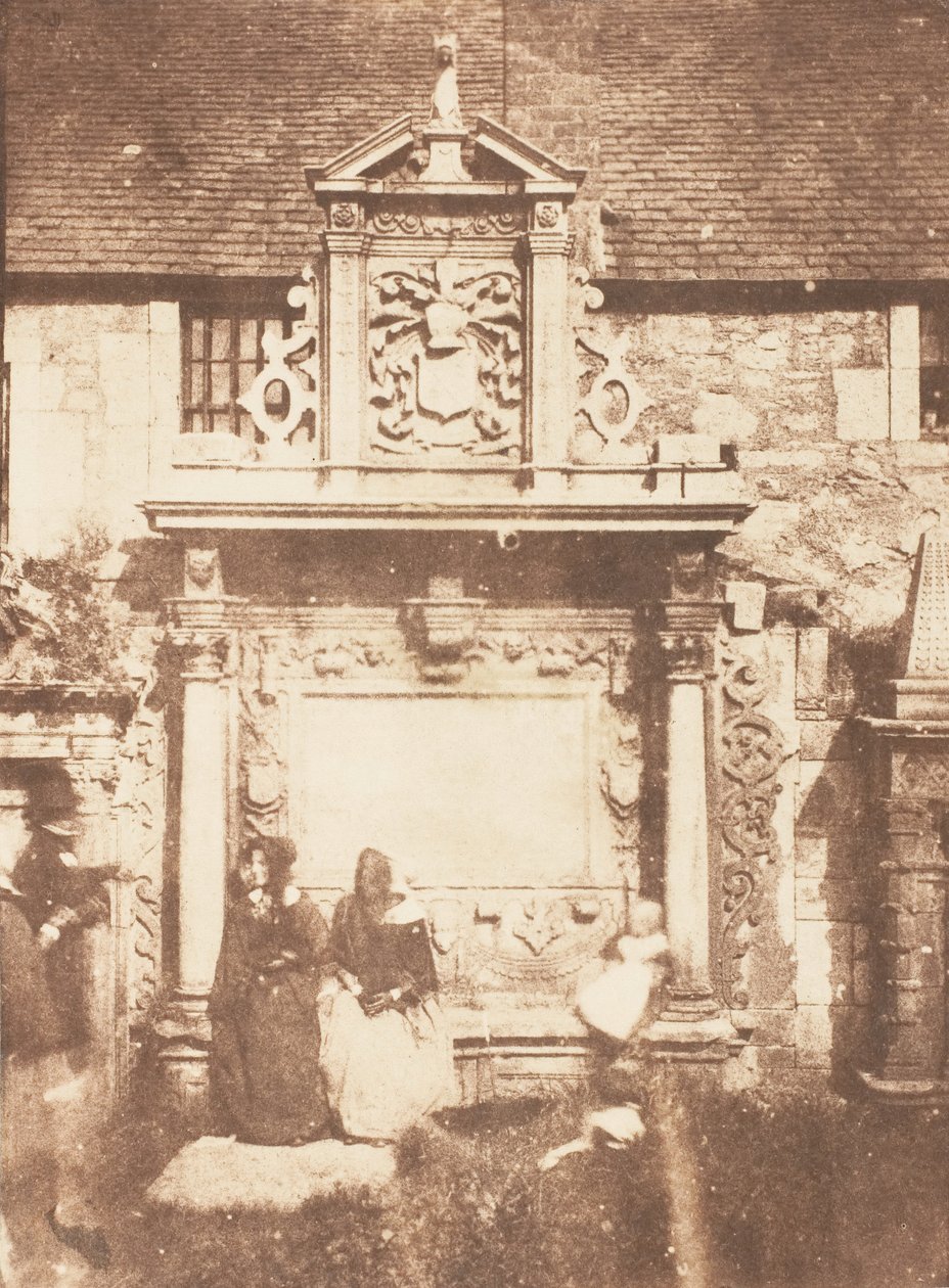 Edinburgh. Greyfriarin kirkkopiha, 1843-47. Tekijät: David Octavius Hill, Robert Adamson, Hill & Adamson. tekijältä Hill and Adamson